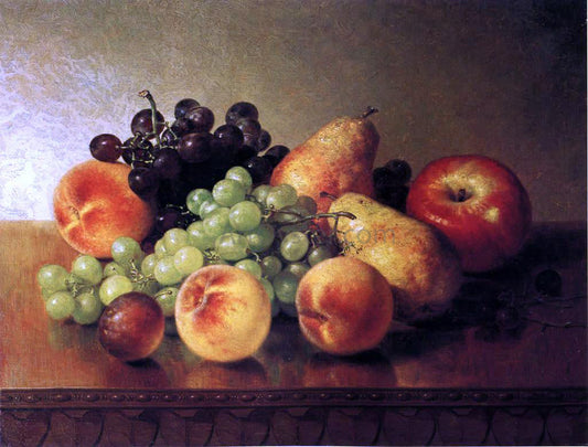 Robert Spear Dunning Tabletop with Fruit - Canvas Print