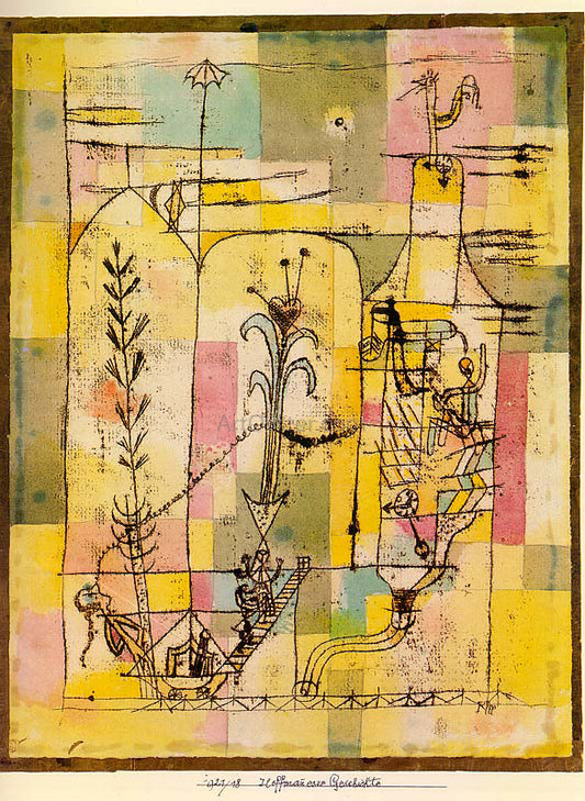 Paul Klee Tale of Hoffmann - Canvas Print