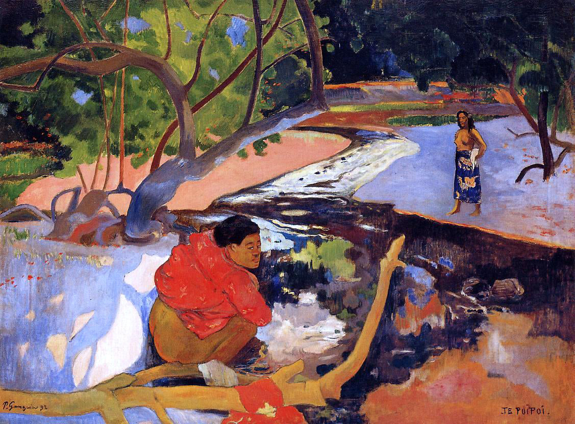 Paul Gauguin Te Poipoi - Canvas Print