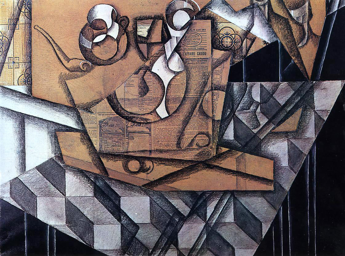 Juan Gris Tea Cups - Canvas Print