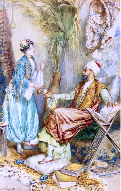 Amedeo Momo Simonetti Teatime - Canvas Print