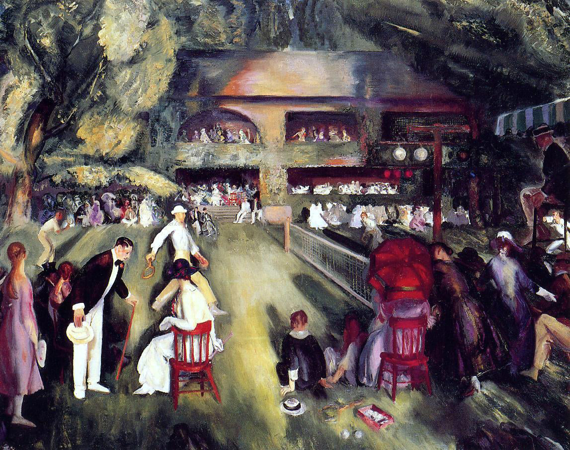 George Wesley Bellows Tennis at Newport - Canvas Print