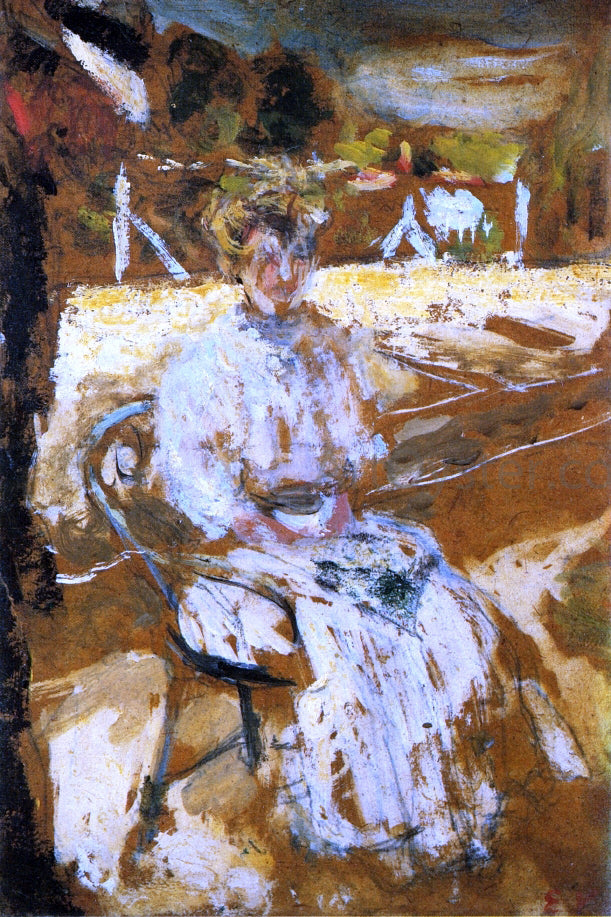Edouard Vuillard Tennis Game by the Sea - Canvas Print