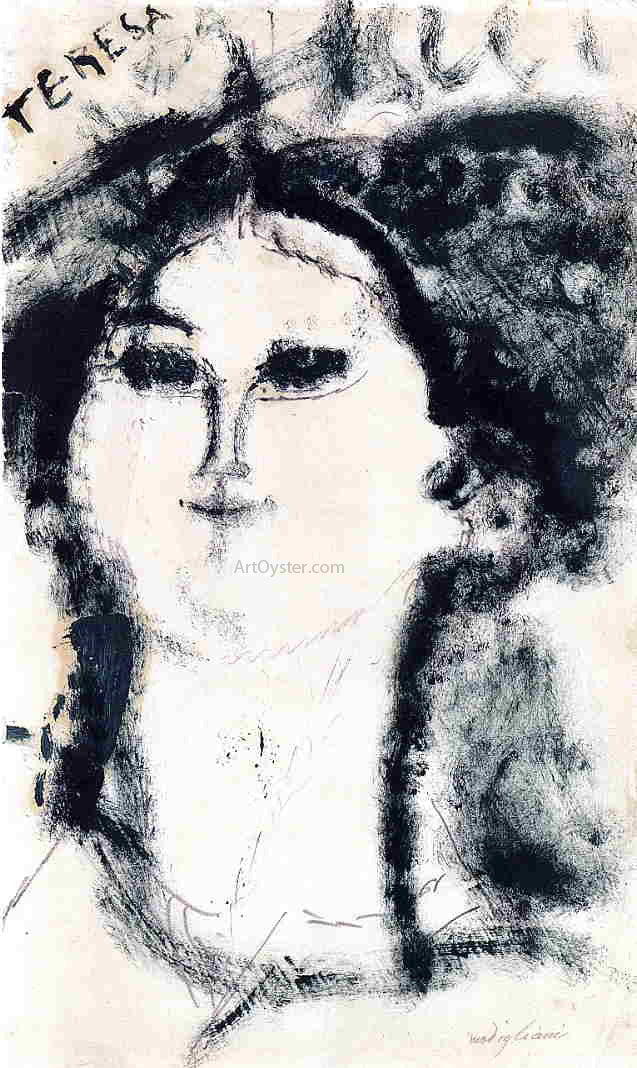 Amedeo Modigliani Teresa - Canvas Print