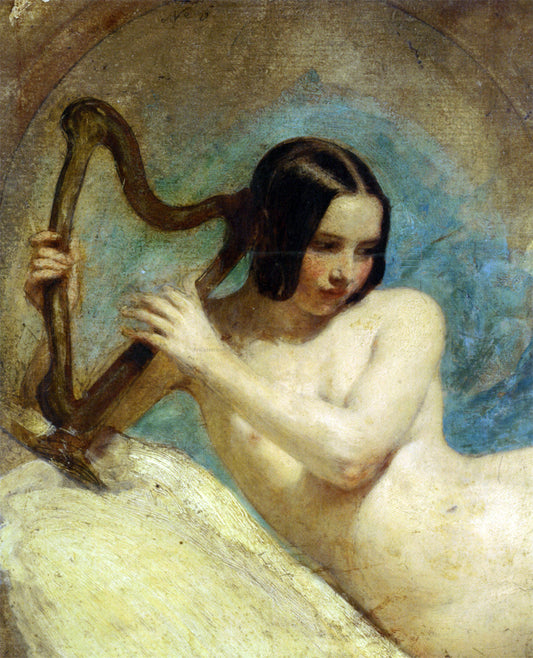William Edward Frost Terpischore - Canvas Print