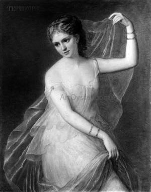 Giuseppe Fagnani Terpsichore - Canvas Print