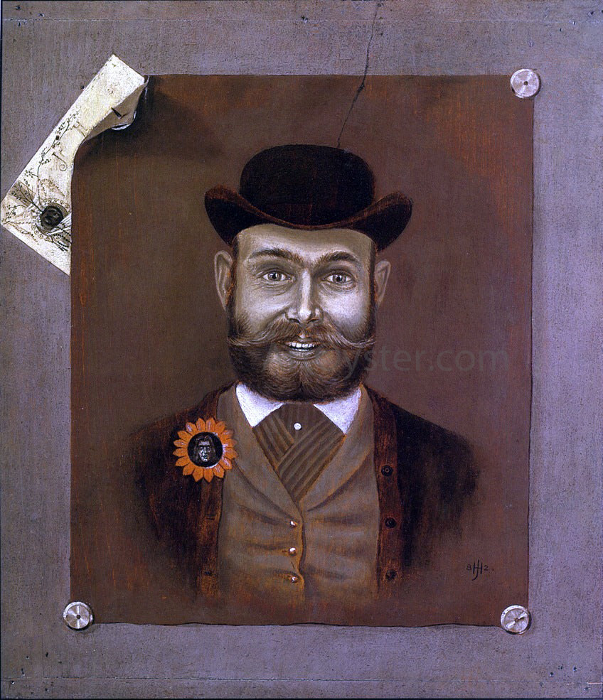 John Haberle That's Me (also known as Self Portrait) - Canvas Print