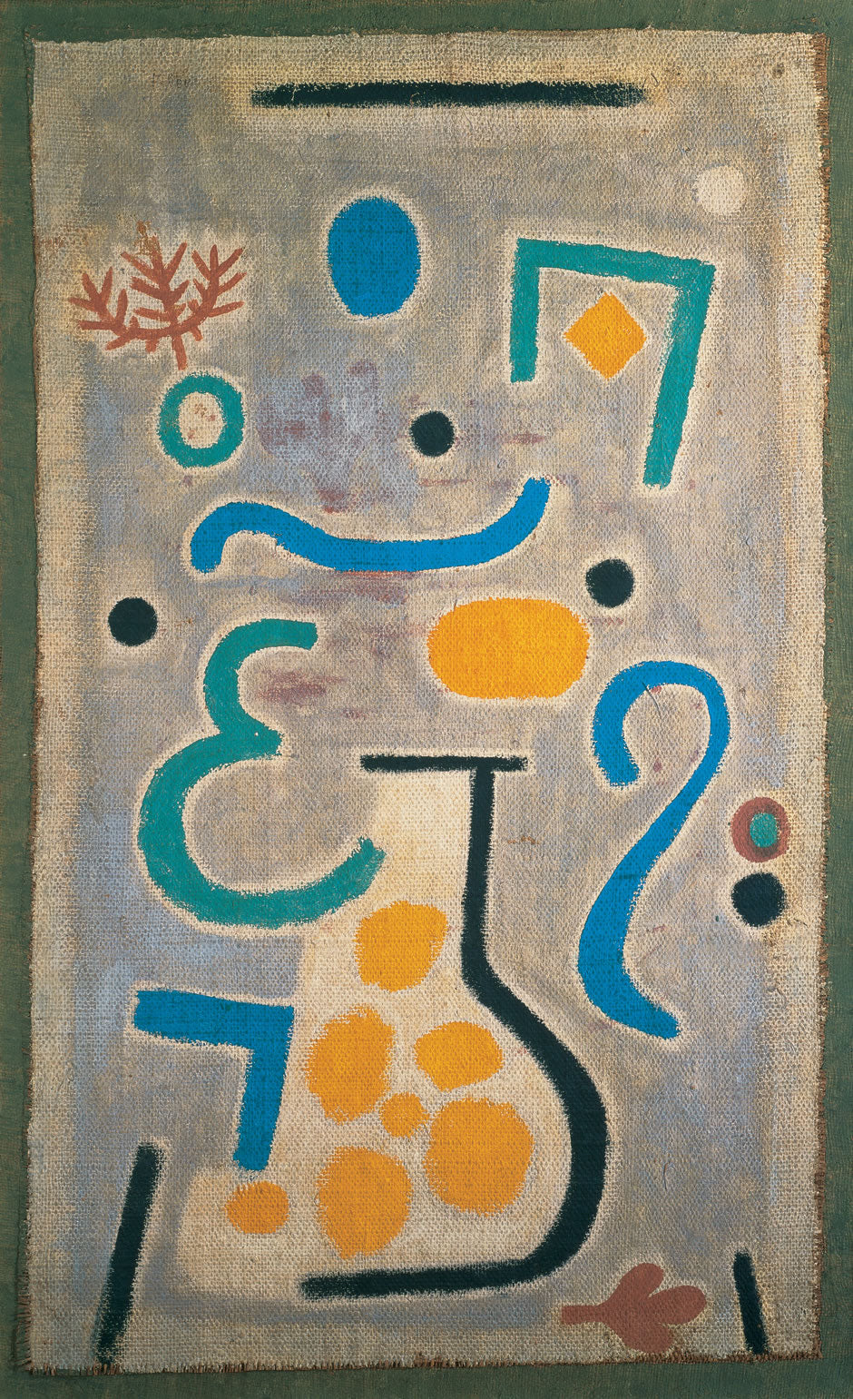Paul Klee The Vase - Canvas Print