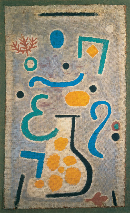 Paul Klee The Vase - Canvas Print