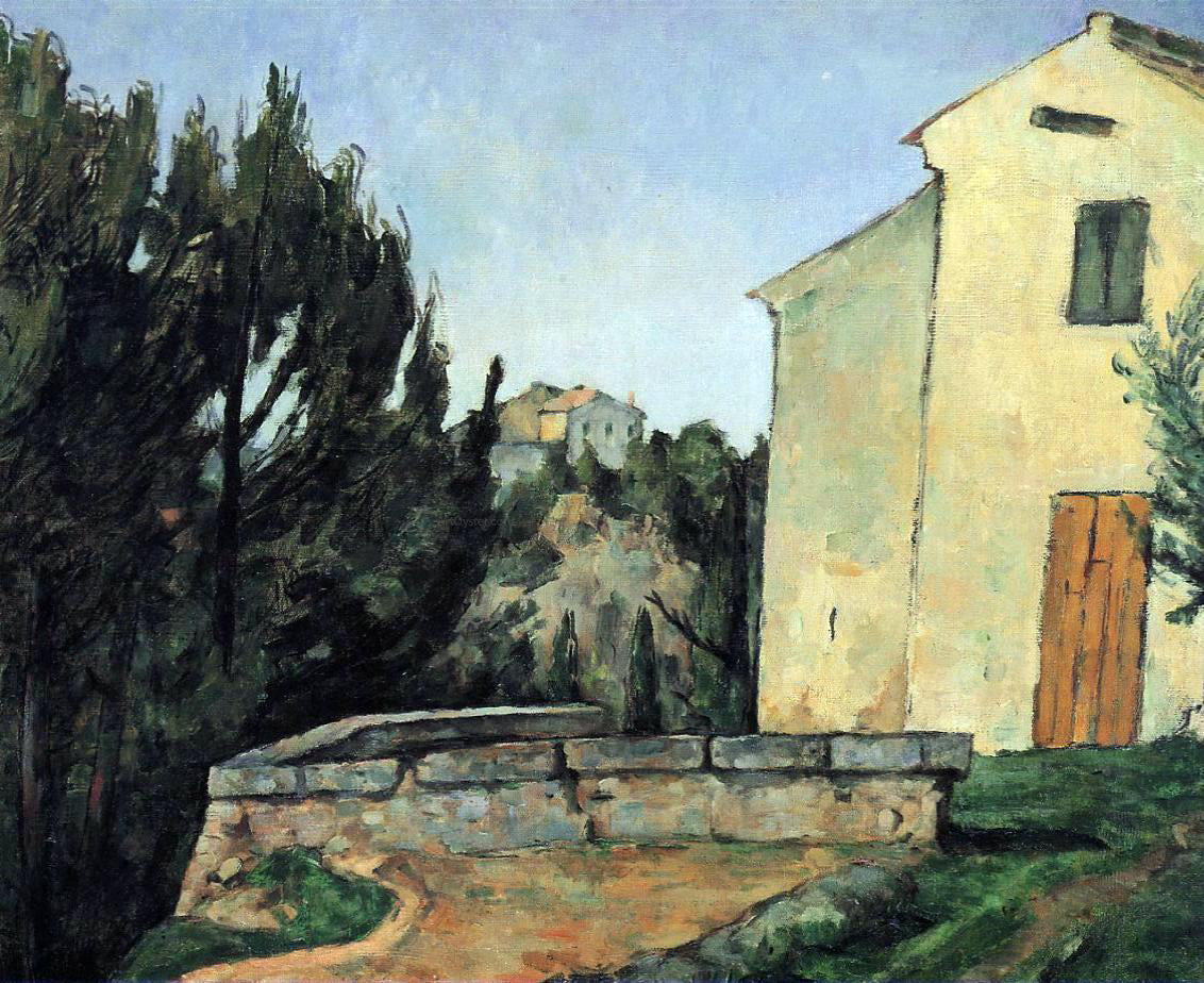 Paul Cezanne The Abandoned House - Canvas Print