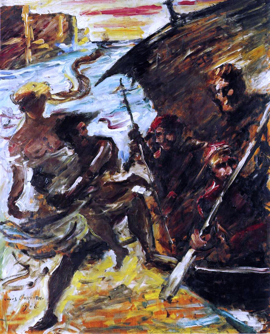 Lovis Corinth The Abduction - Canvas Print