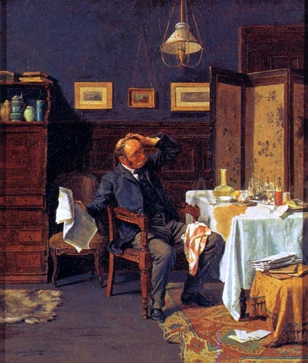 Louis C Moeller The Accident - Canvas Print