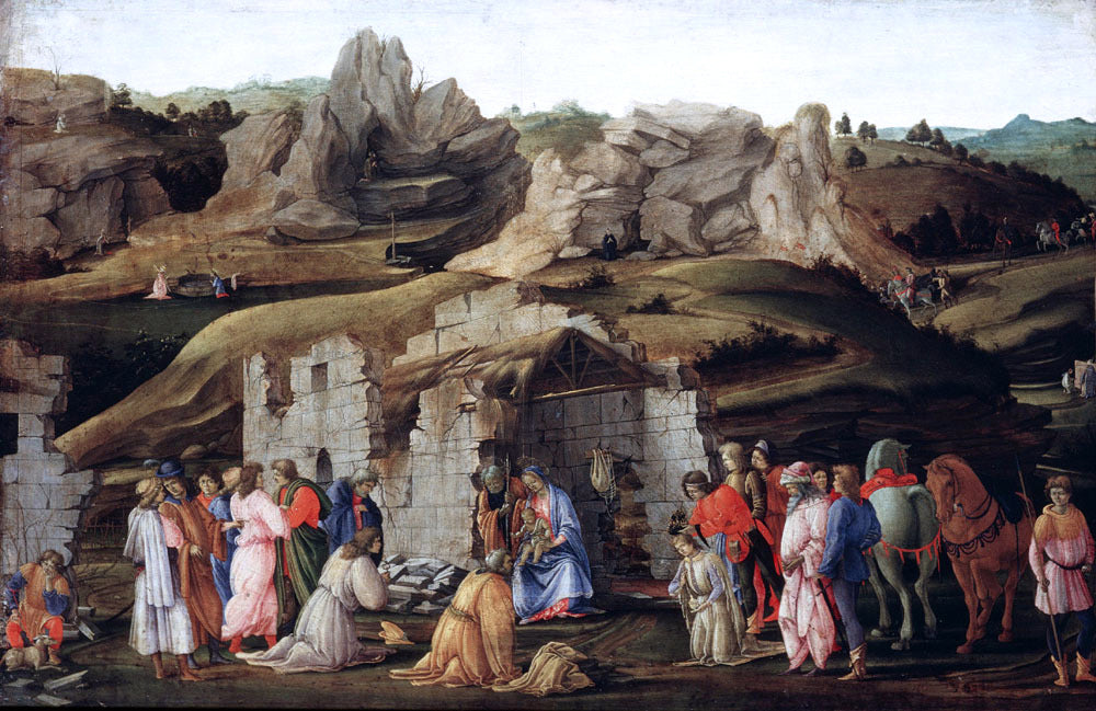 Filippino Lippi The Adoration of the Magi - Canvas Print