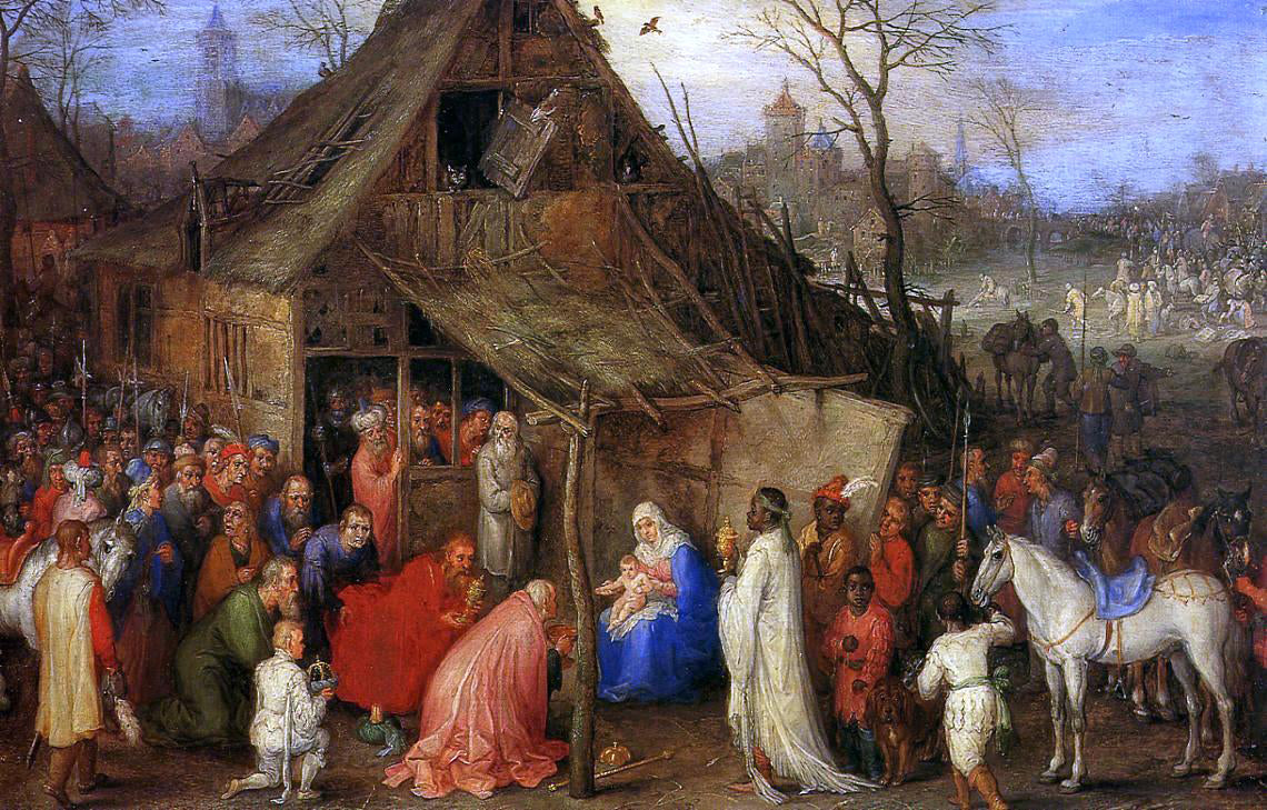 The Elder Jan Bruegel The Adoration of the Magi - Canvas Print