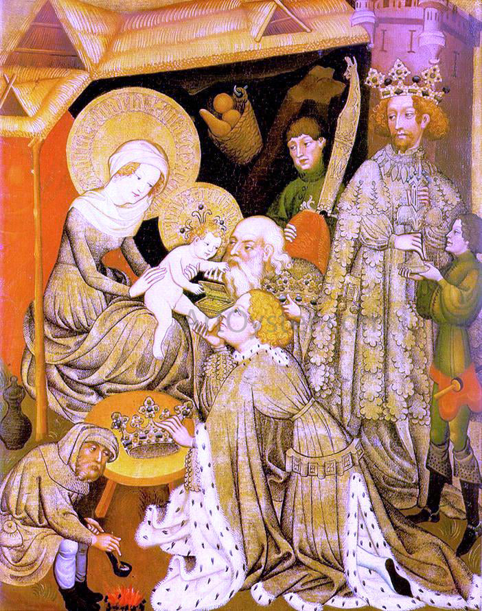 Unknown (2) Masters The Adoration of the Magi - Canvas Print