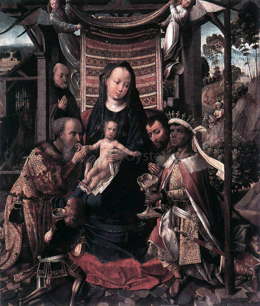 Colijn De Coter The Adoration of the Magi - Canvas Print