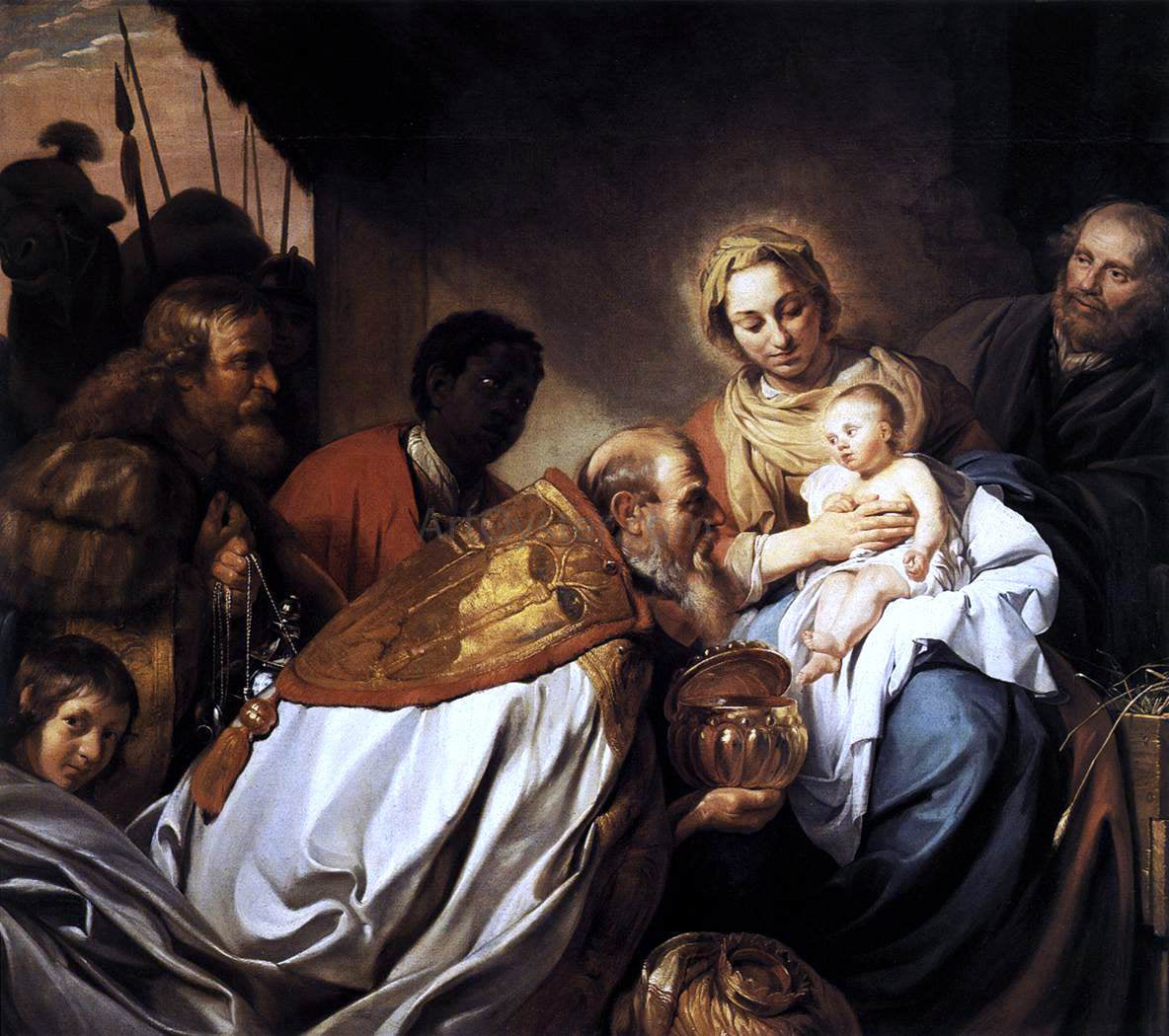 Jan De Bray The Adoration of the Magi - Canvas Print