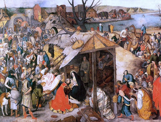 The Younger Pieter Bruegel The Adoration of the Magi - Canvas Print