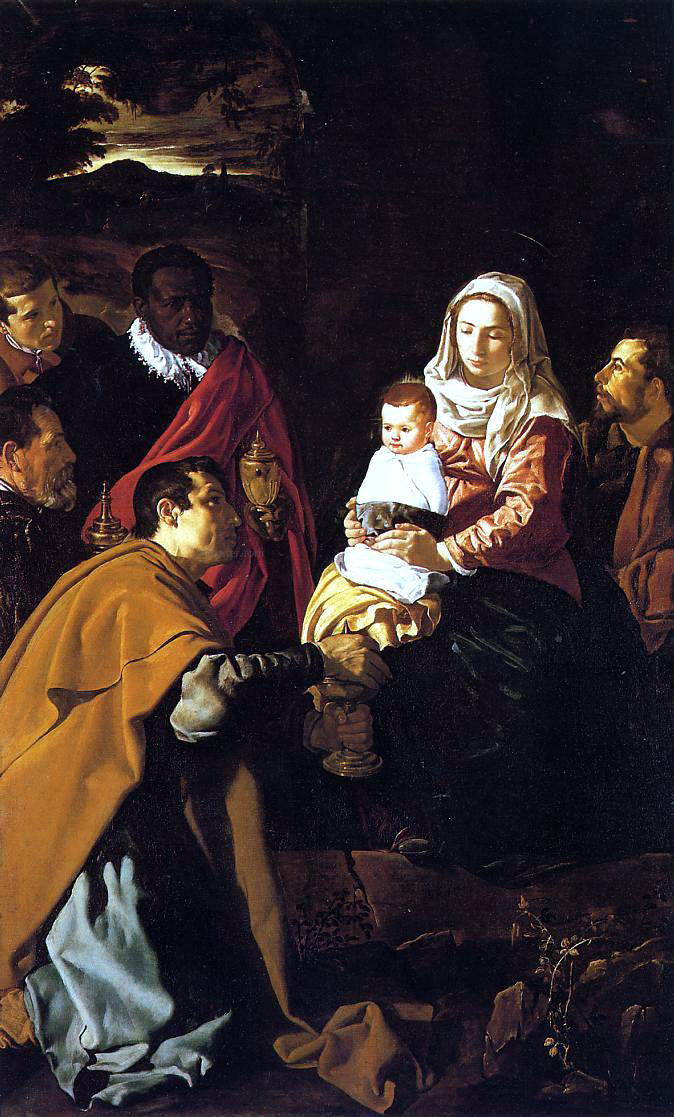 Joseph Koch The Adoration of the Magi - Canvas Print