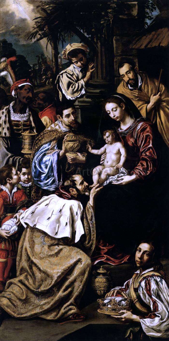 Luis Tristan De Escamilla The Adoration of the Magi - Canvas Print
