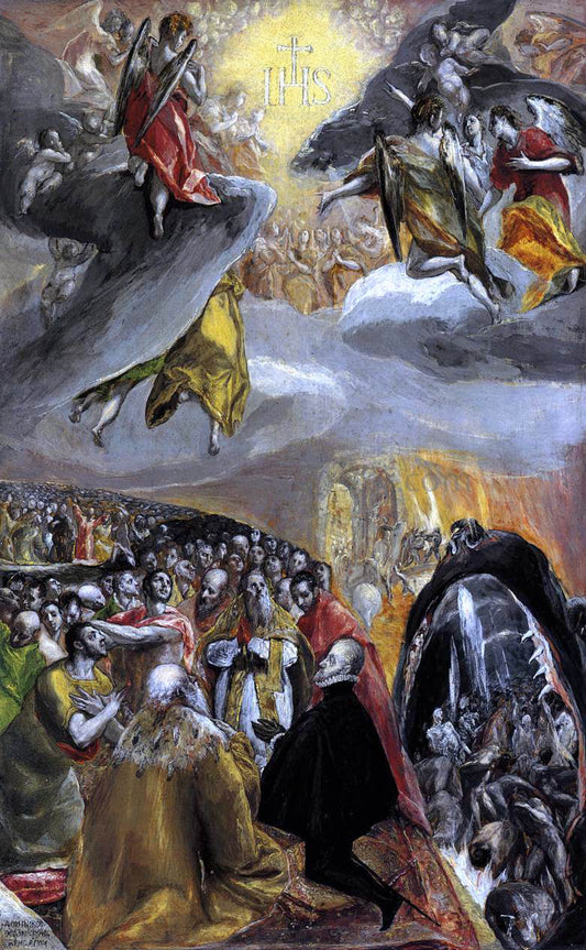 El Greco The Adoration of the Name of Jesus - Canvas Print