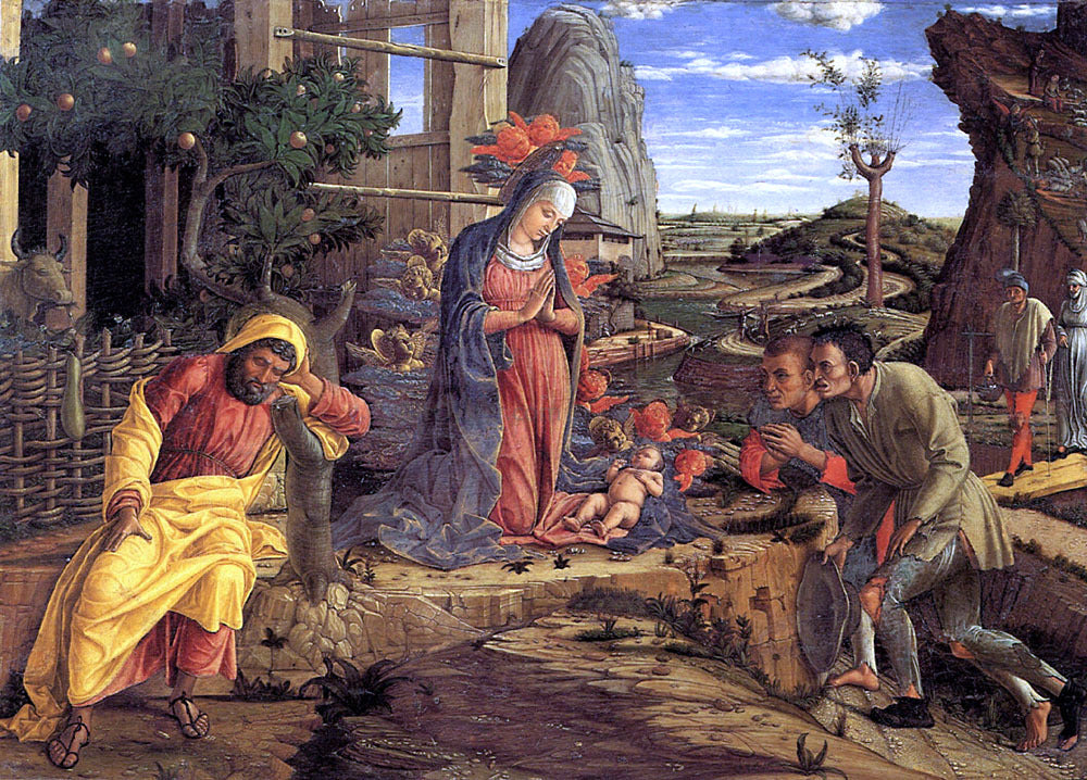 Andrea Mantegna The Adoration of the Shepherds - Canvas Print