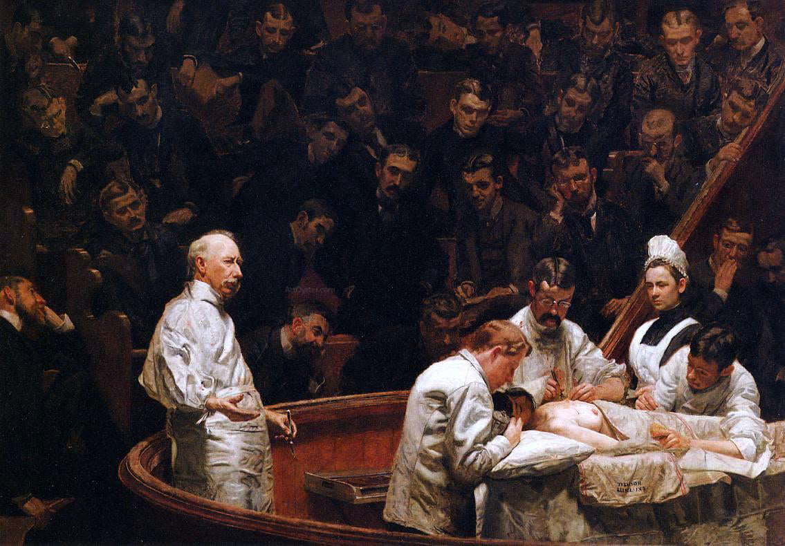 Thomas Eakins The Agnew Clinic - Canvas Print
