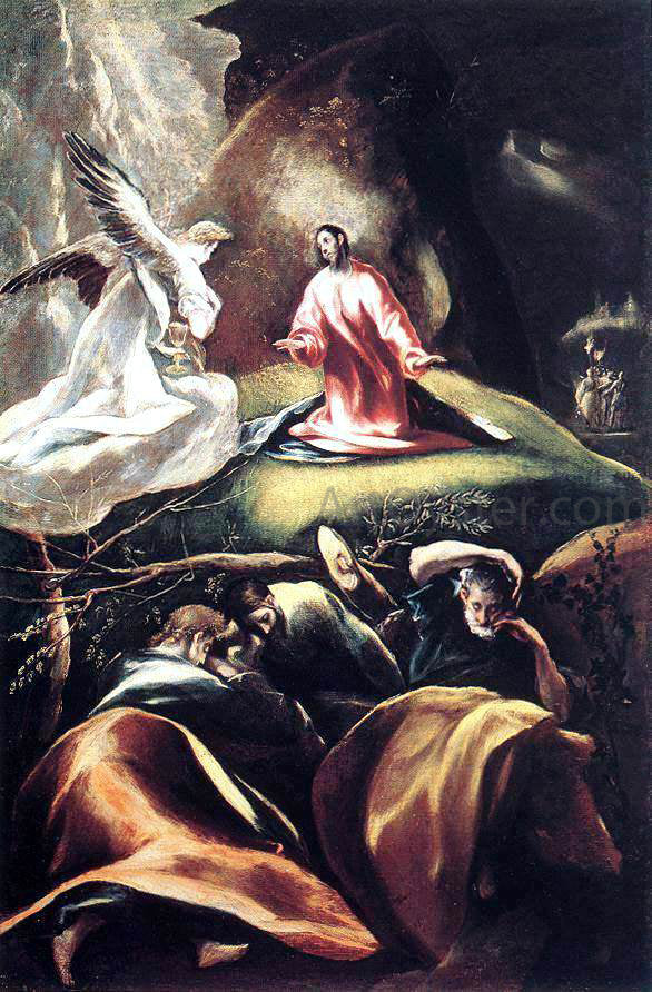 El Greco The Agony in the Garden - Canvas Print