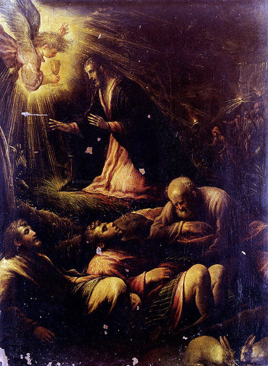 II Bassano Francesco The Agony in the Garden - Canvas Print