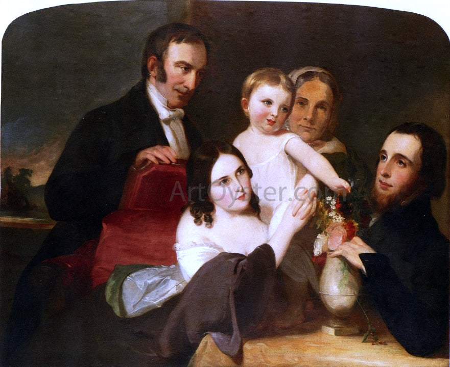 Thomas Sully The Alexander Family Group Portrait - Canvas Print