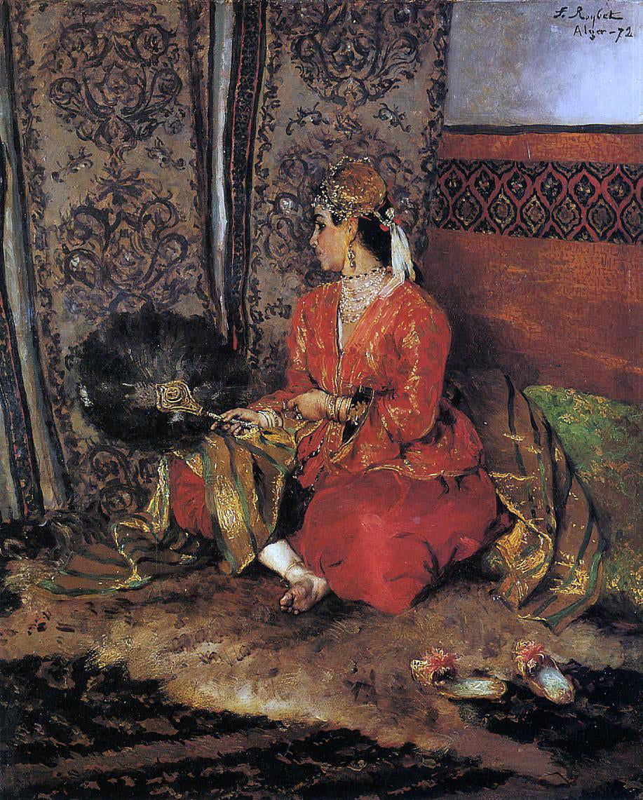 Ferdinand Roybet The Algerian Beauty - Canvas Print