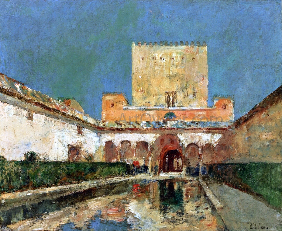 Frederick Childe Hassam The Alhambra (also known as Summer Palace of the Caliphs, Granada, Spain) - Canvas Print