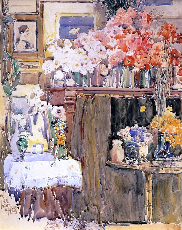 Frederick Childe Hassam The Altar and the Shrine - Canvas Print