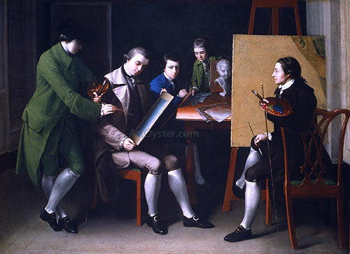 William Pratt The American School - Canvas Print