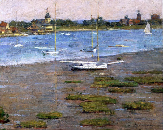 Theodore Robinson The Anchorage, Cos Cob - Canvas Print