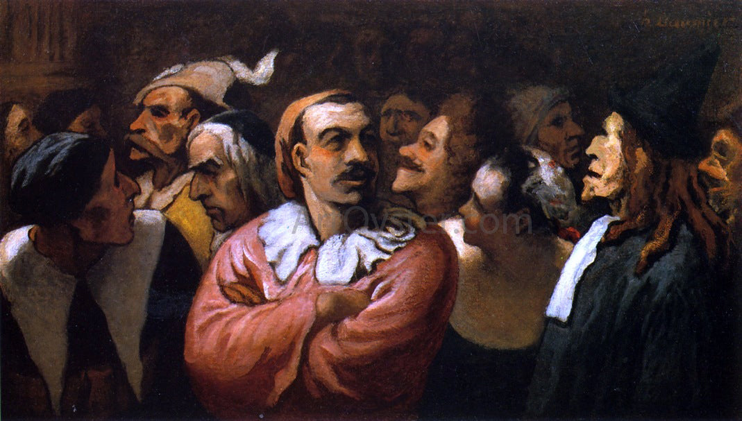 Honore Daumier The Ancient Comedie Francaise - Canvas Print