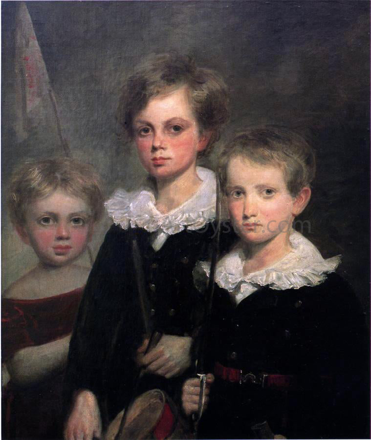 Oliver Frazer The Anderson Children - Canvas Print