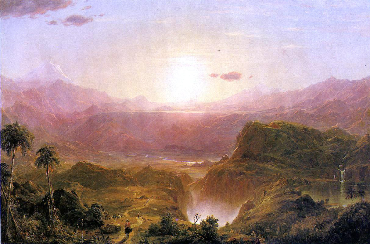 Frederic Edwin Church The Andes of Ecuador - Canvas Print