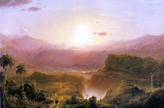 Frederic Edwin Church The Andes of Ecuador - Canvas Print