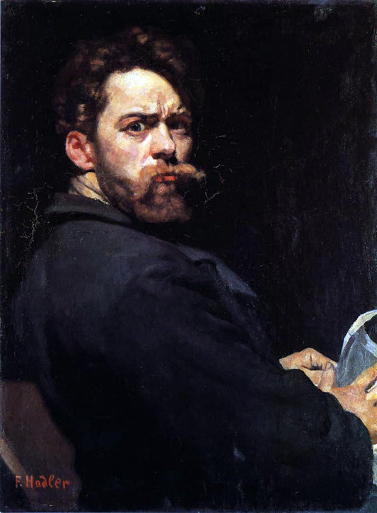 Ferdinand Hodler The Angry One - Canvas Print