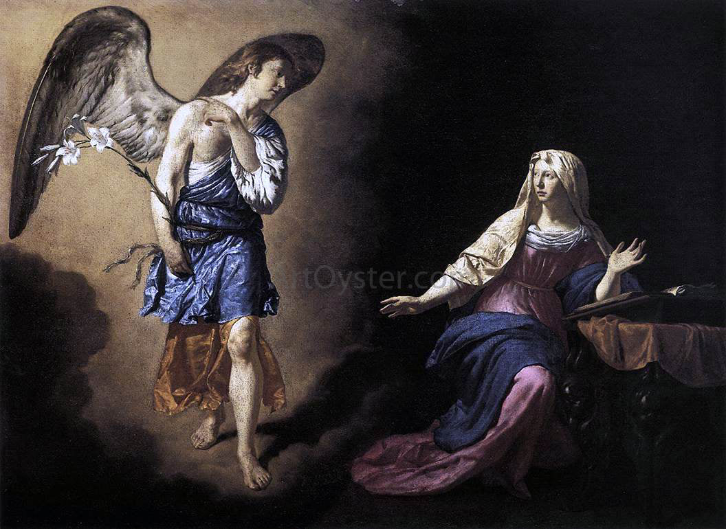 Adriaen Van de Velde The Annunciation - Canvas Print