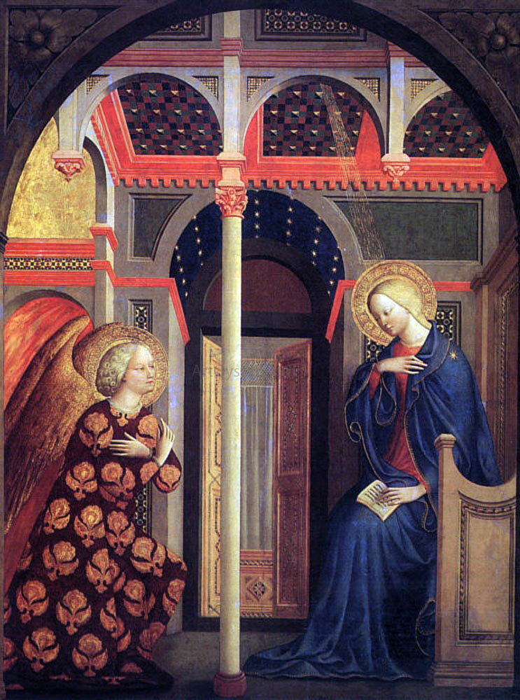 Tommaso Masolino The Annunciation - Canvas Print