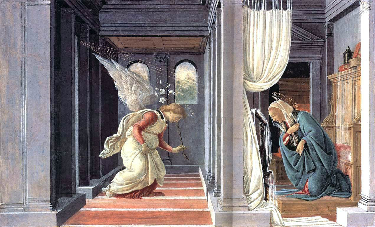 Sandro Botticelli The Annunciation - Canvas Print