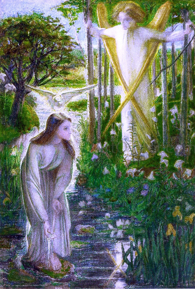 Dante Gabriel Rossetti The Annunciation - Canvas Print