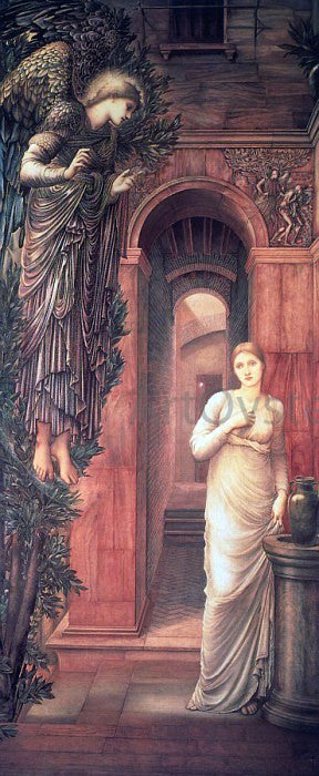 Sir Edward Burne-Jones The Annunciation - Canvas Print