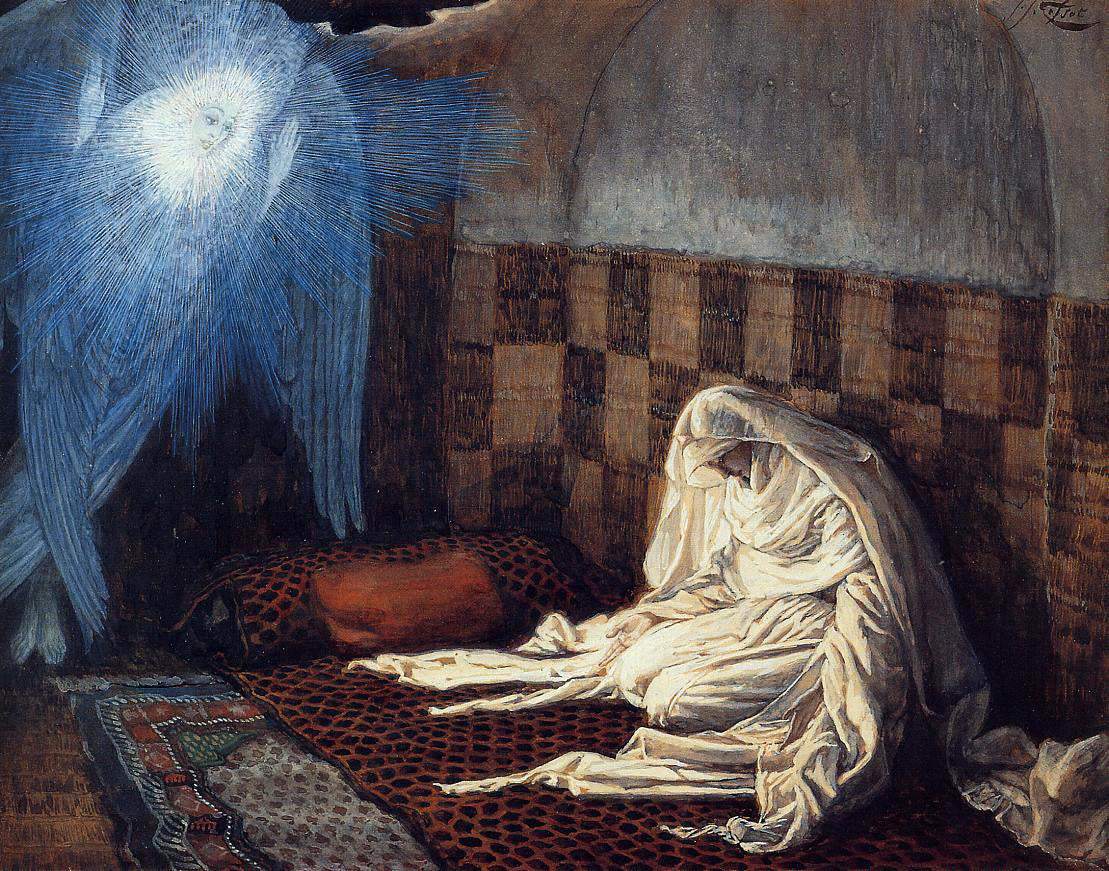 James Tissot The Annunciation - Canvas Print