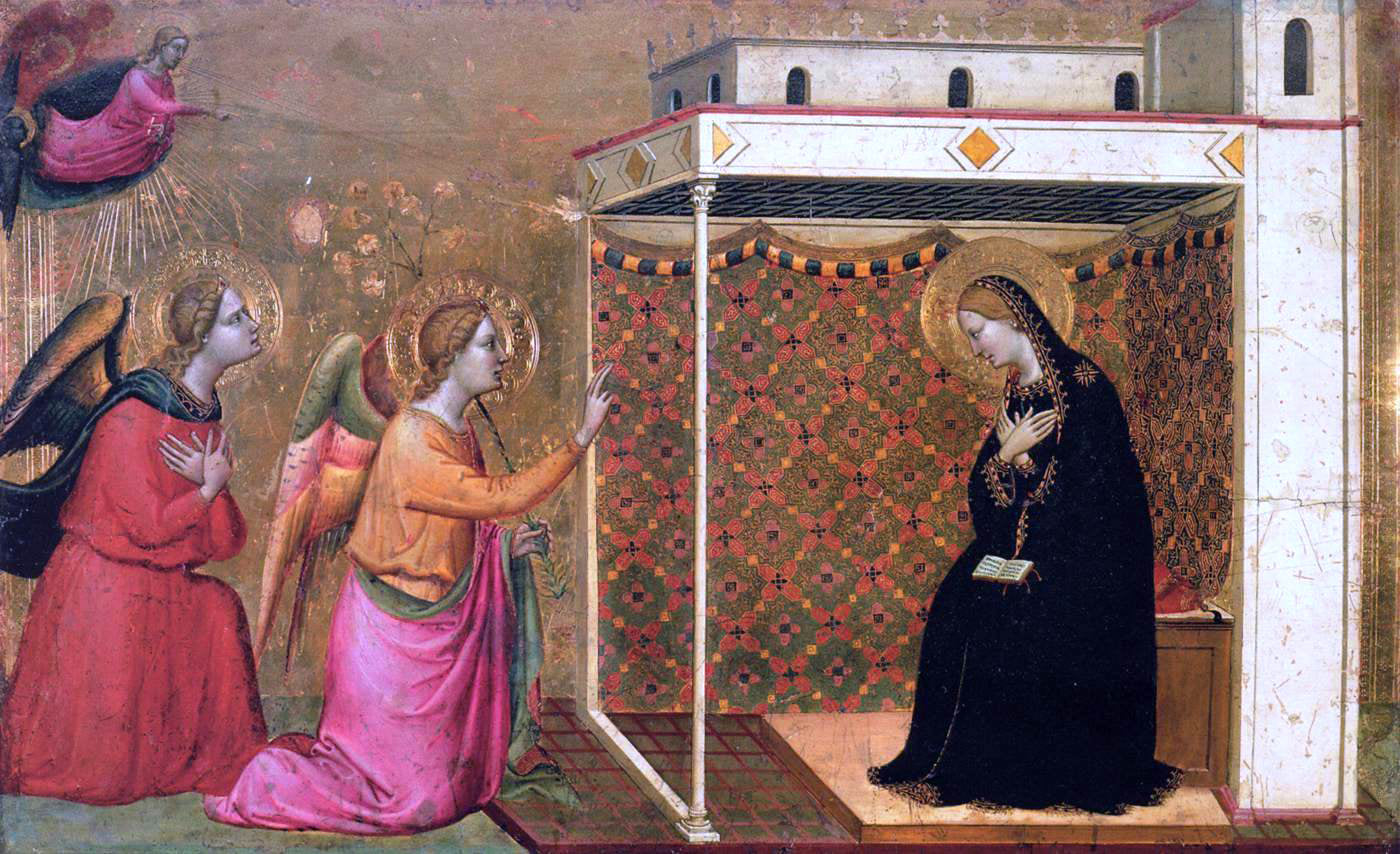 Bernardo Daddi The Annunciation - Canvas Print