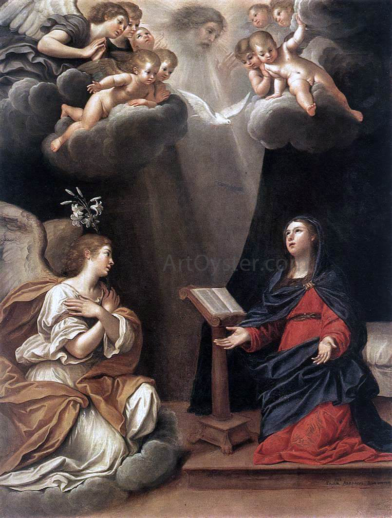 Francesco Albani The Annunciation - Canvas Print