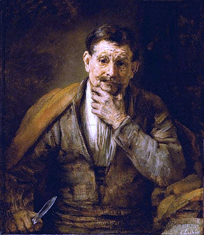 Rembrandt Van Rijn The Apostle Bartholomew - Canvas Print