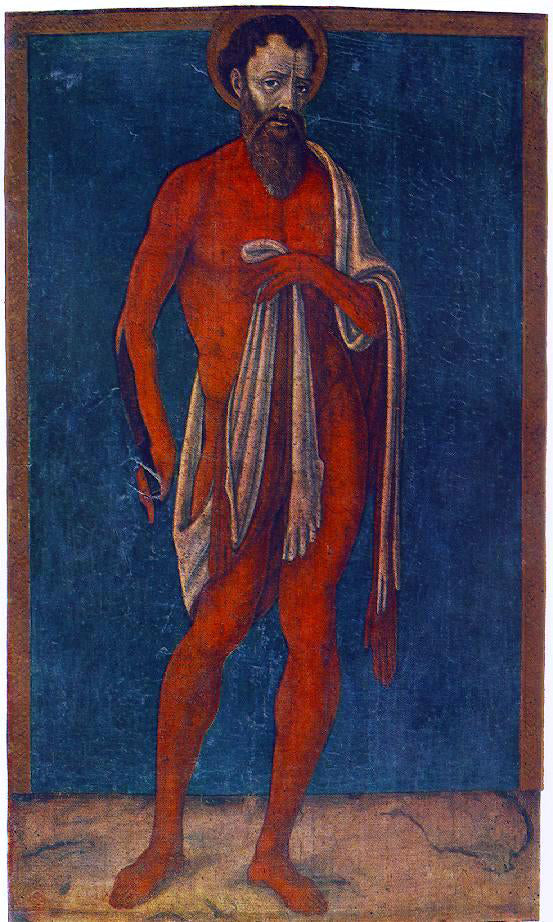 Matteo Di Giovanni The Apostle St Bartholomew - Canvas Print